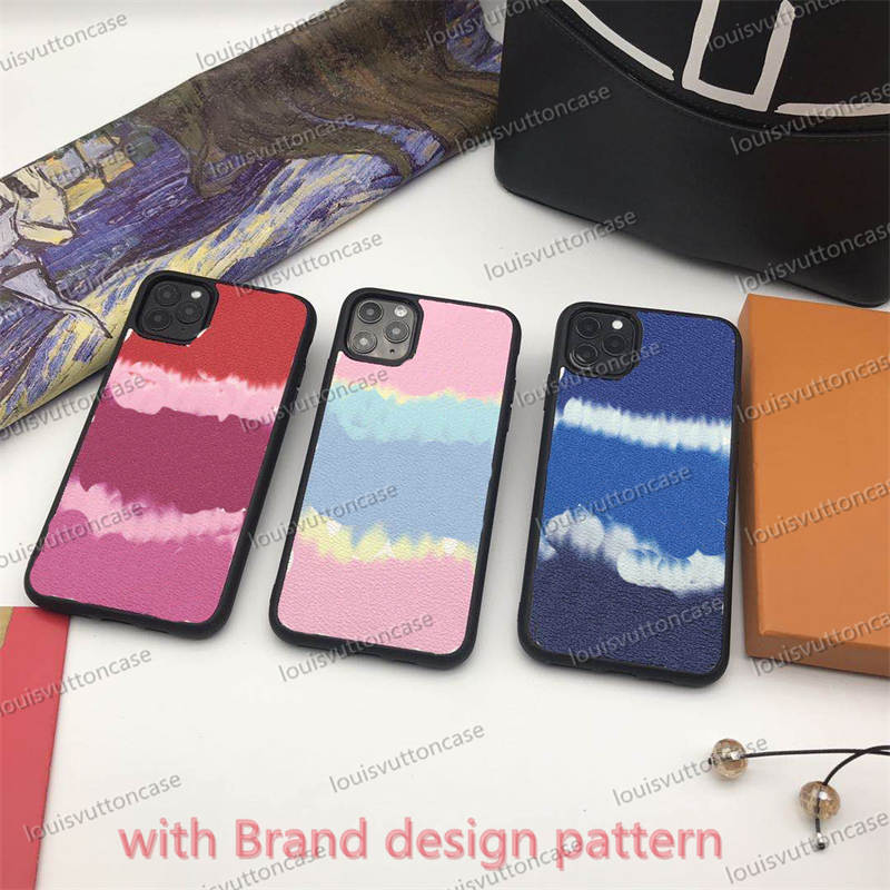 

LL Beach style design Phone Cases For iPhone 13promax case 13pro 12 12Pro 12proMax 7 8plus X XS XR XSMAX PU leather case samsung s21 21plus note20 designer shell with box, Blue big l flower+box