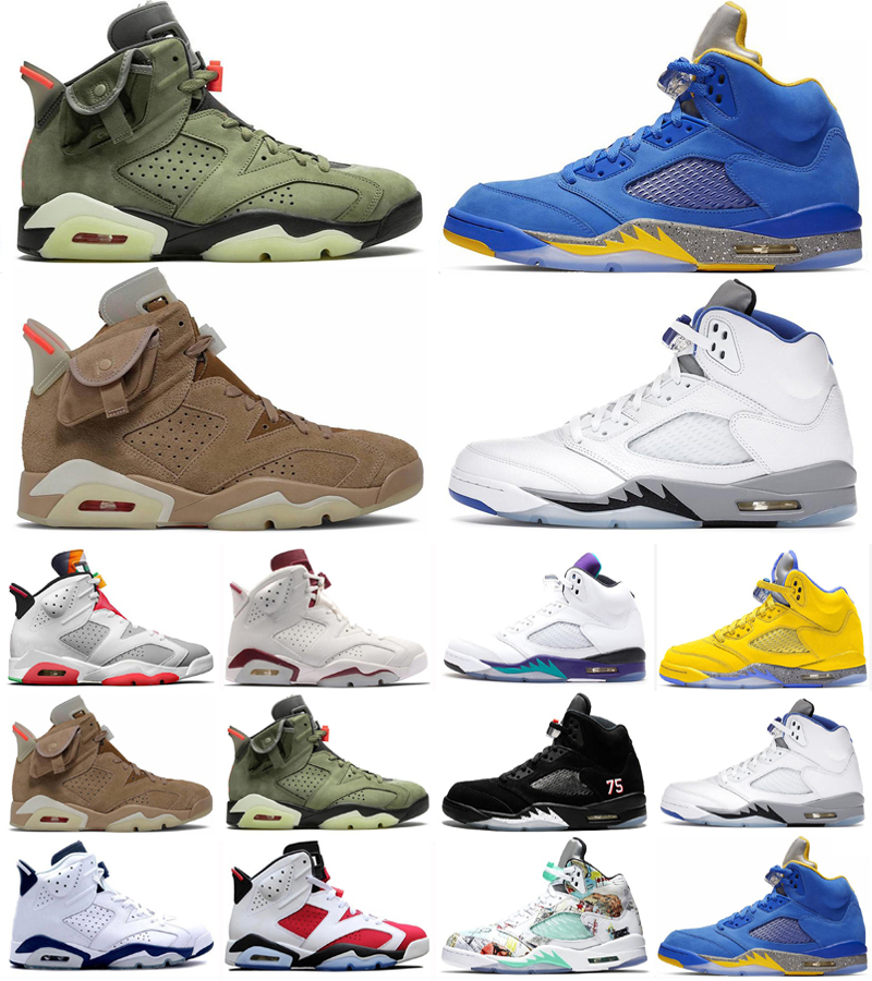 

2021 Basketball shoes 5 5s white x Sail Black muslin grey what the oregon alternate bel pink foam light aqua GS women sneakers