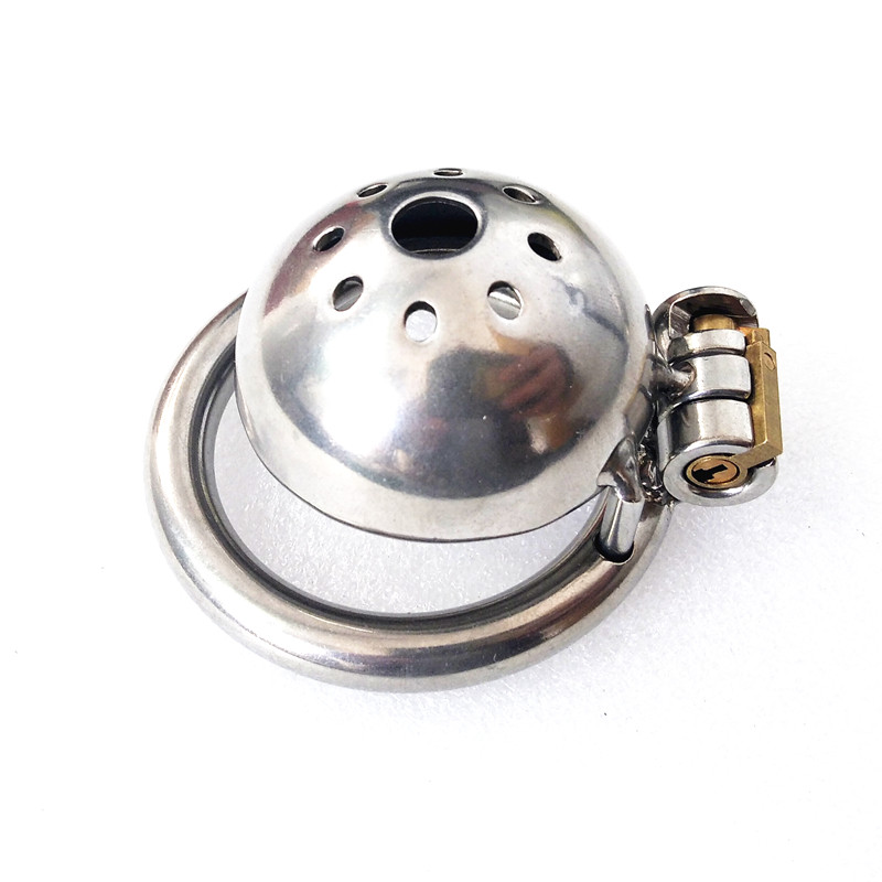 Cock Penis Cage Chastity Devices Locks Prevent Masturbation Games Super Short Stainless Steel Sex Toy for Men XCXA269-image-422737511