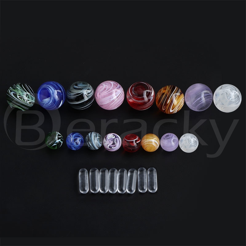 

Smoking Accessories Sets Glass Marbles Including 20mm 12mm Pearls Pills For Terp Slurper Quartz Banger Nails Bongs Rigs