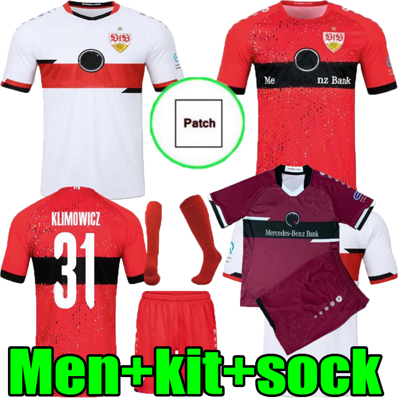 

21 22 VFB Stuttgart soccer jerseys home away KALAJDZIC DIDAVI WAMANGITUKA Gomez Men  Kit sock Full sets 2021 2022 Football jersey Männer Kinder goalkeeper set, 2021 home