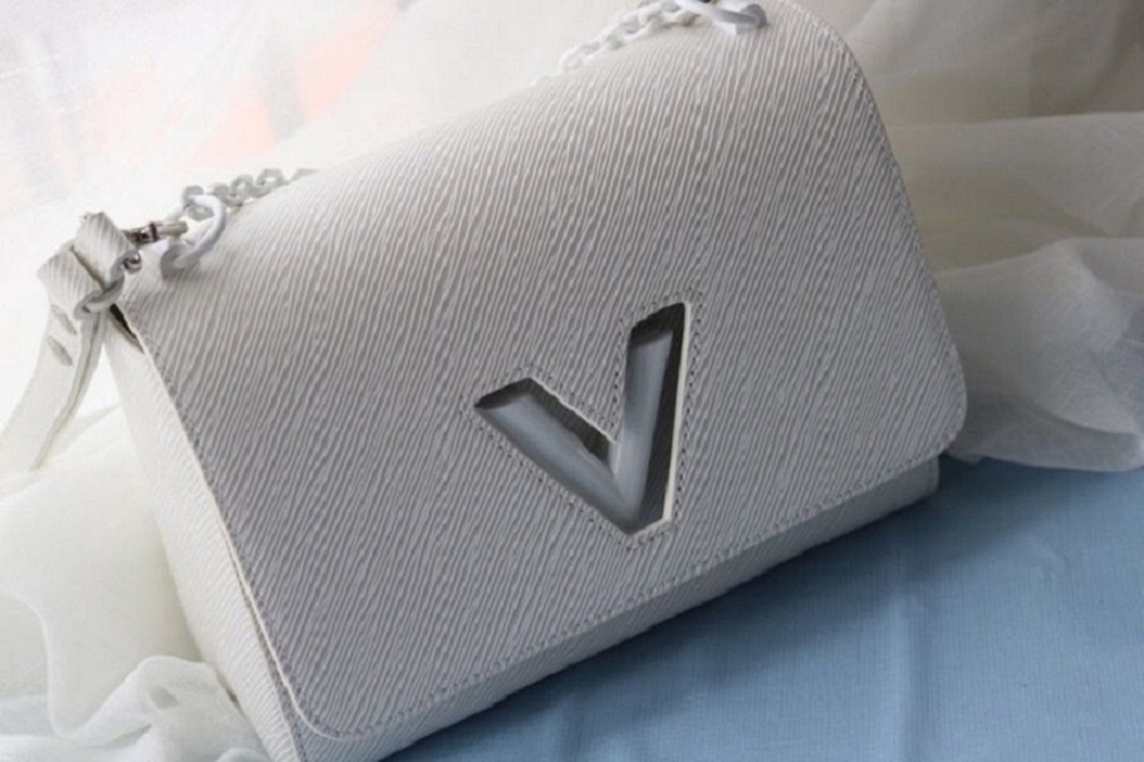 

Classic Original high quality luxury designer bag purse handbag Twist MM handbags Ladies fashion leather messenger shoulder bags wallet free ship, Grey #50310