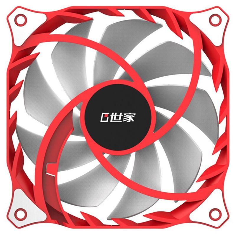 

Quiet Chassis Cooling Fan DC 12V 4 Pin Heatsink Cooler For PC Case Computer Water System Waterblock 12cm Fans & Coolings