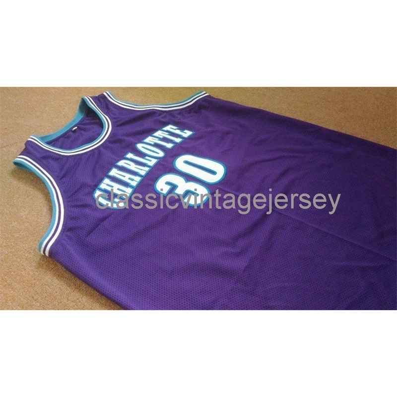 

Stitched Custom DELL CURRY AWAY CLASSICS BASKETBALL JERSEY Ncaa Men Basketball Jerseys, Purple