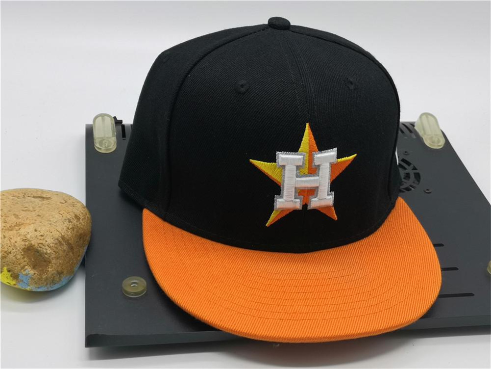 

Top sale Wholesale High Quality Men's Hou Sport Team Fitted Caps Flat Brim on Field Hats Full Closed Design 7- Size 8 Fitted Baseball Gorra