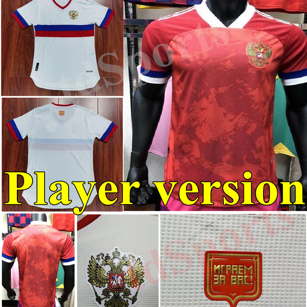 

2021 2022 Player version Men Russia Soccer Jerseys Home Away 21 22 ARSHAVIN MIRANCHUK 18 ZHIRKOV EROKHIN 23 KOMBAROV SMOLOV Football Shirt