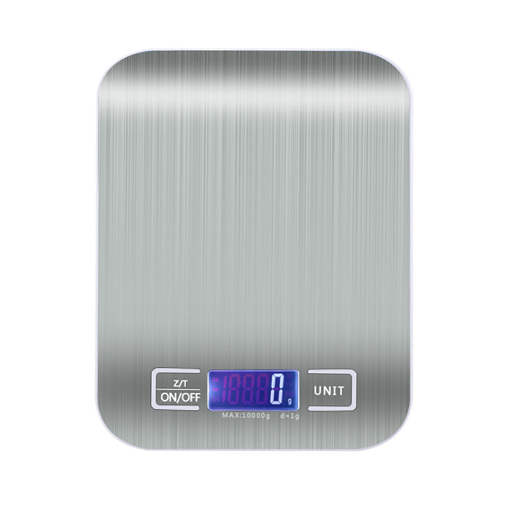 

Digital Food Scale Stainless Steel Digital Kitchen Scale 10kg/5kg Precision Food Scales Digital Weight Grams and Oz MlLboz