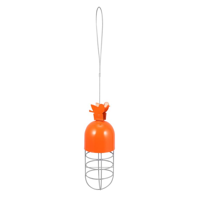 

Bird Feeder Hanging Feeding Tool Concise Outdoor Container (Orange) Other Supplies
