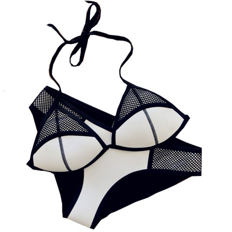 Women&#039;s Swimwear Woman Neoprene Bikinis Women Sexy Push up Swimsuit Bath Suit Up Bikini set Bathsuit Biquini 1718 6Z4H-image-702051913