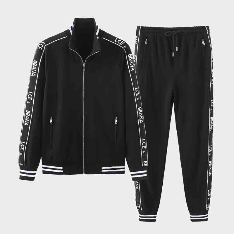 

Mens Tracksuit Sweat Suits Sports Fashion Men Hoodies Jackets Casual Tracksuits Jogger Jacket Pants Sets Sporting Suit Size M-3XL
