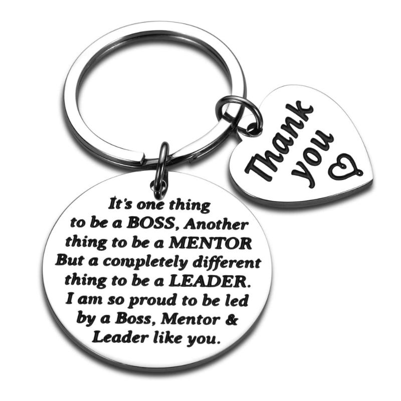 

Keychains Boss Gifts For Men Women Office Keychain Appreciation Supervisor Mentor Leader Thank You Leaving Going Away