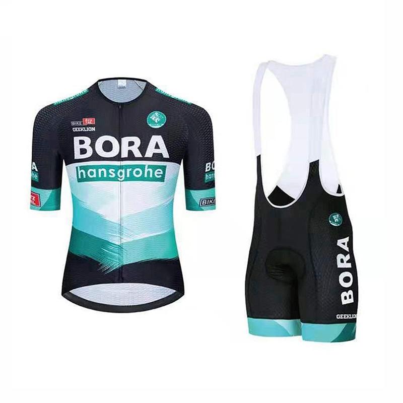 

Racing Sets Summer Breathable Bike Men's Riding Suit Bicycle Short-Sleeved Sports Jersey High Elasticity MTB Cycling Uniform Clothing, Black;blue