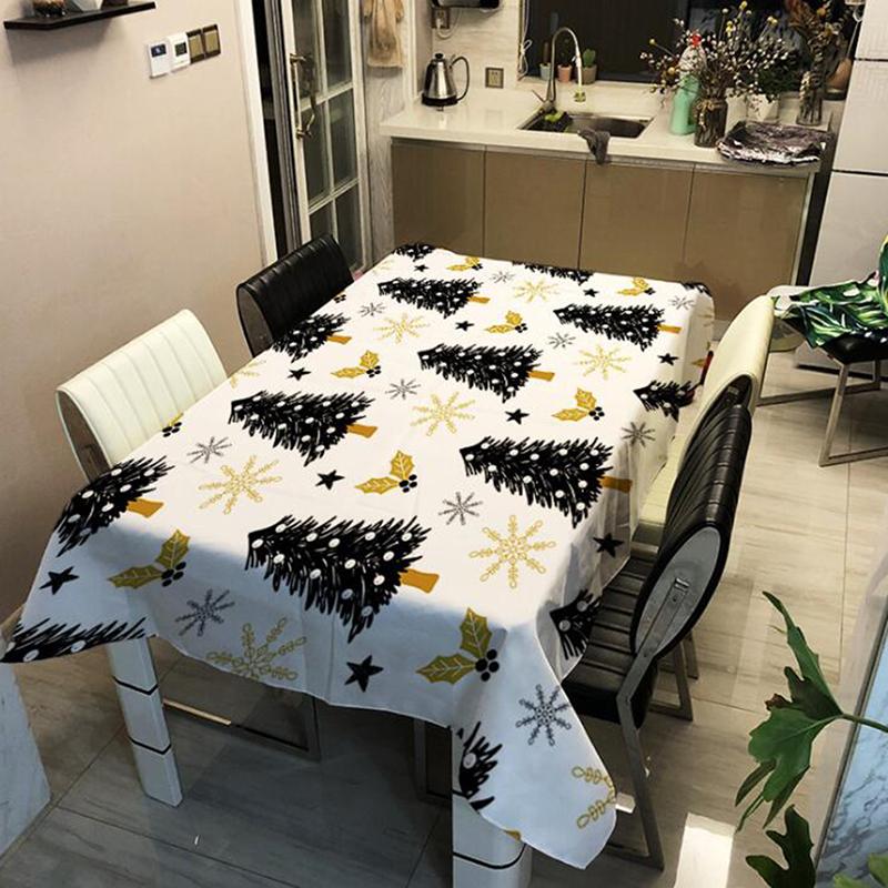 

Tablecloth Waterproof Table Cloth Christmas Tree Toalha De Mesa Nappe Decoracao Para Casa Manteles Cover