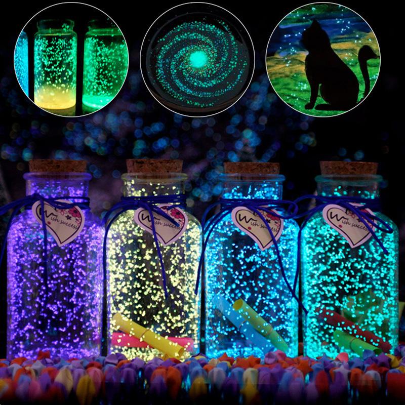 

Party Decoration Glow Gravel Luminous Noctilucent Sand Fish Tank Aquarium Fluorescent Particles DIY In The Dark Home Decor