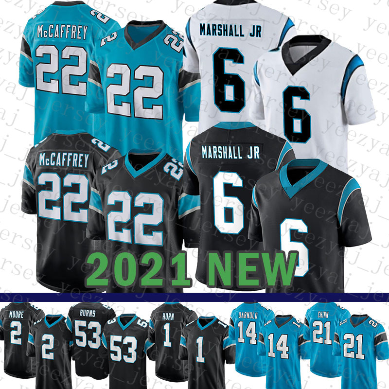 

22 Christian McCaffrey 14 Sam Darnold Football Jersey DJ Moore Jaycee Horn Brian Burns Jeremy Chinn Greg Olsen Robby Anderson Derrick Brown Terrace Marshall Jr., 2021 women(size:s-xxl)-heibao