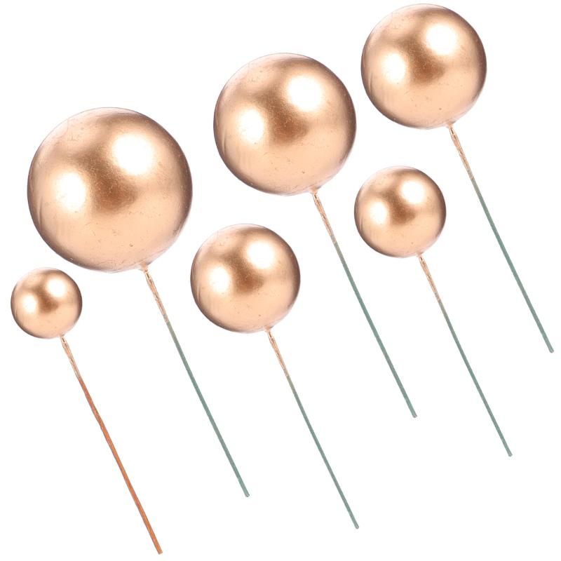 

Party Decoration 30 Pcs Golden And Silver Shape Cake Topper