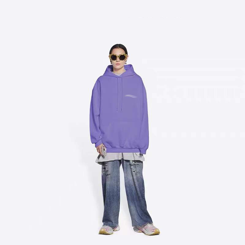 

Designer men women purple hoodie sweaters sweatshirts warm hoodies hip hop long sleeve streetwear pullover loose jumper sweater womens mens hooded, Customize