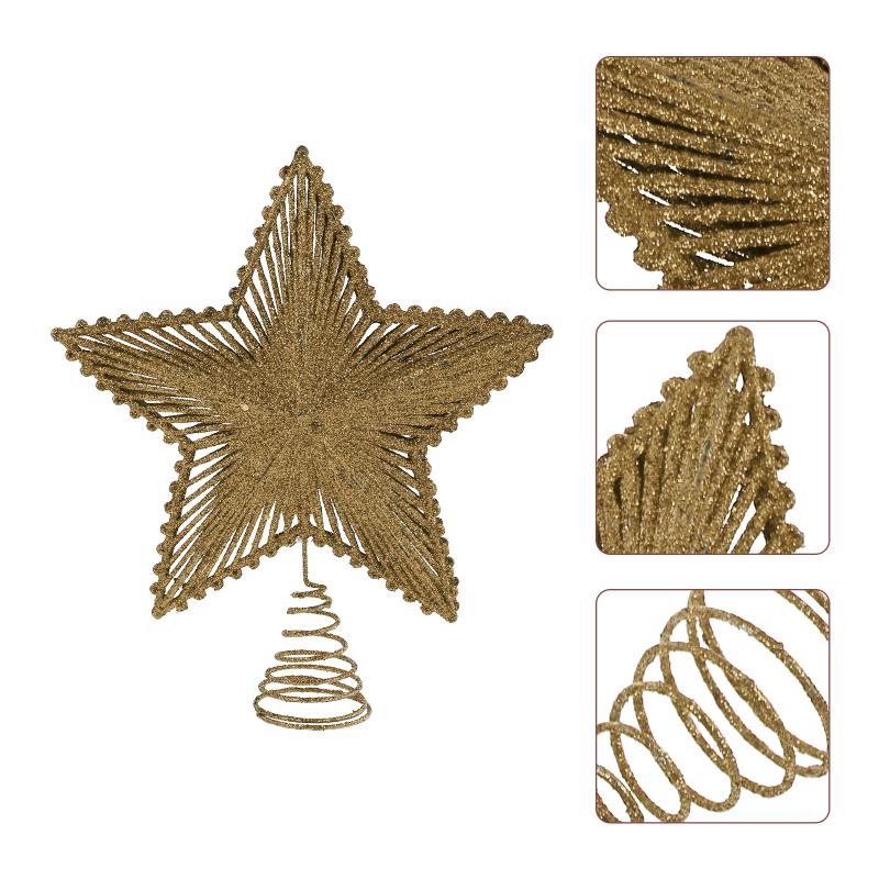 

Christmas Decorations 1Pc Unique Treetop Decor Tree Ornament 3D Vivid Adornment