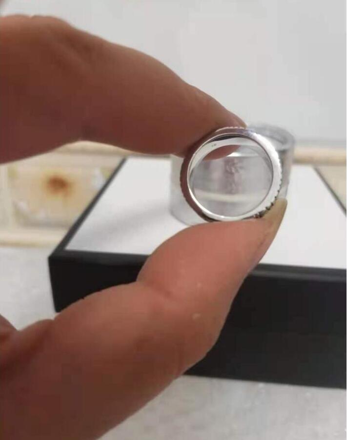 

fashion 925 sterling silver skull ring moissanite anelli bague for mens and women party wedding engagement jewelry lovers gift with box