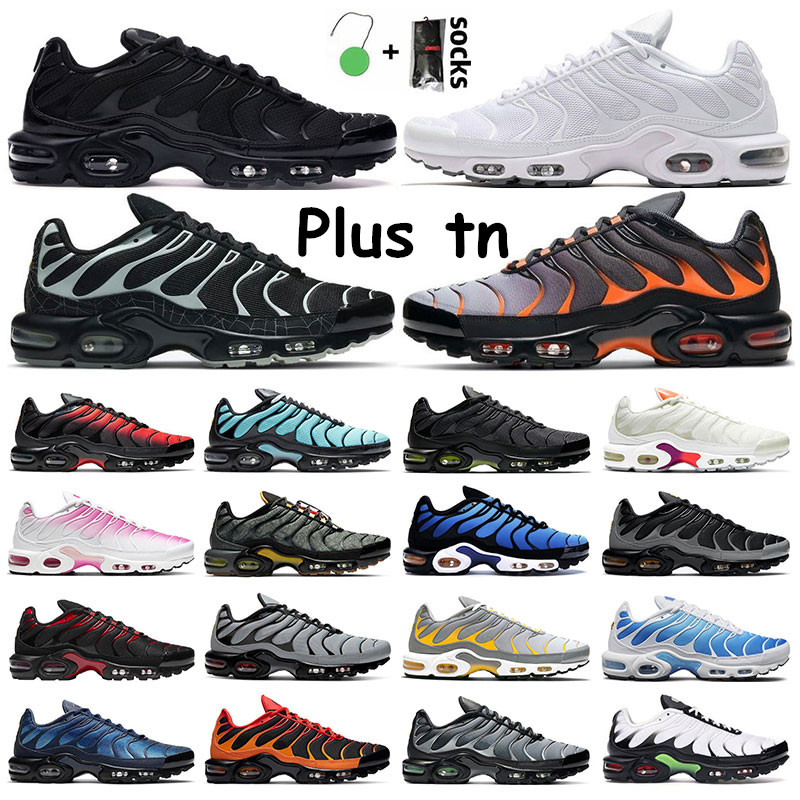 

Plus tn Mens Sneakers Outdoor shoes Triple Black White Fresh Perspective Oreo Hyper Blue Hex Pink fade Sports Women Trainers Size 36-46, 11