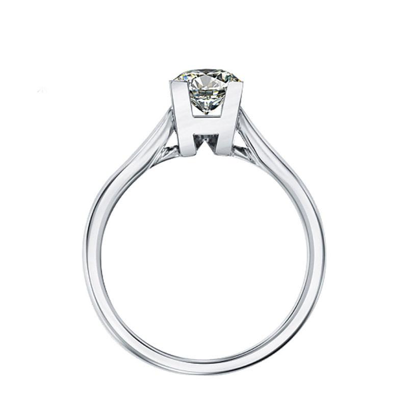 

Wedding Rings Fashion Jewelry Charms Crystal White Cubic Zirconia Silver Color Ring For Women Size 6 7 8 9 HERR0092