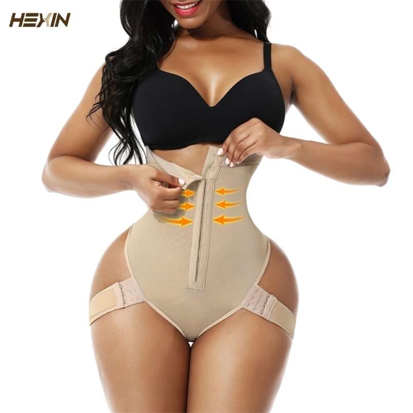 

Waist Trainer Butt lifter Body Shapewear Fajas Colombianas Tummy Shaper Corset Push Up High Panties Sexy Hip Enhancer 211130, Nude