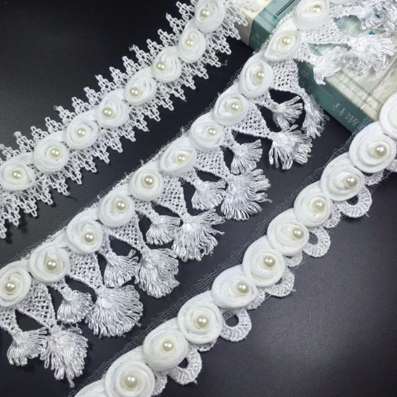 

Ribbon H009 3cm Nail Bead Chiffon Mesh Flower Trim Wedding 3D Diy Handmade Lace Shoes Sewing Accessories Supplies Crafts, Pink;blue
