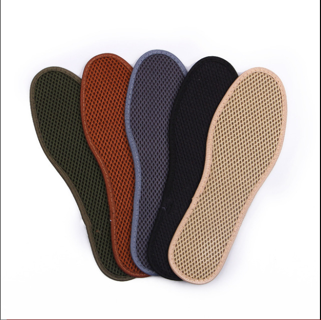 

Unisex deodorant mesh, shock absorption, refreshing bamboo charcoal, sweat-absorbent and breathable insole, White;pink