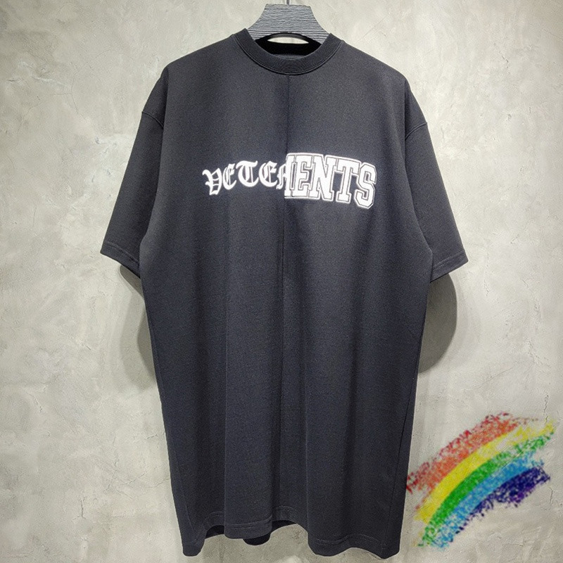 

Patchwork Embroidery T-Shirt Men Women 1 High Quality Oversize Heavy Fabric Tee Tops, White;black