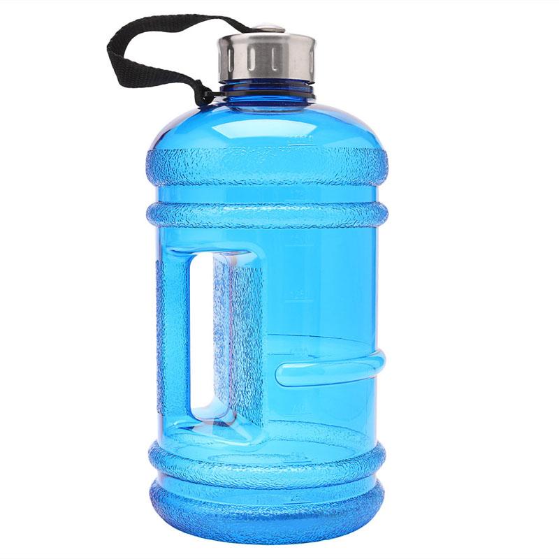 2.2L Big Water Bottle BPA Free Sport Gym Training Workout Drink Cap Kettle-image-691813157