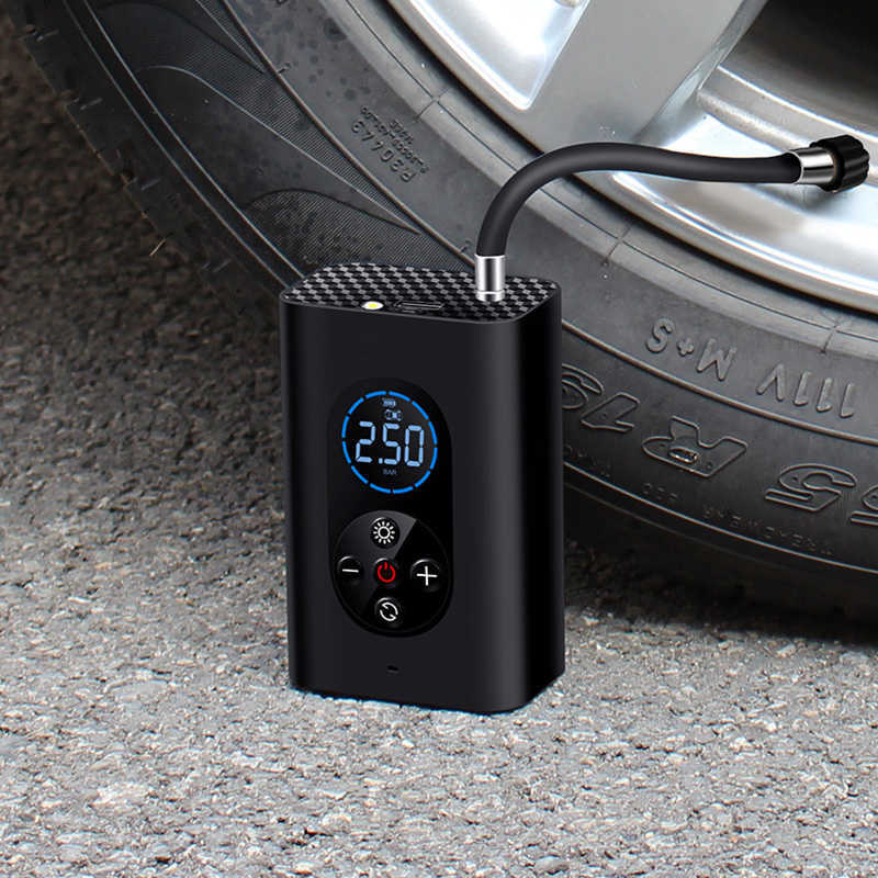 

Automatic Lightweight Inflatable Pump Portable Air Compressor Car Tire Inflator Tyre Compressor For Cars Injector Bicycle Boat