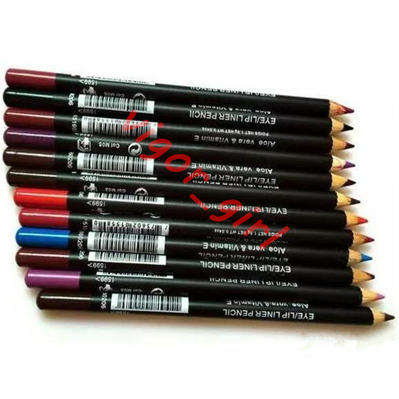 

Dropshipping Lip liner eyeliner pencil good quality aloe vera & vitamin E Waterproof long lasting cosmetics lowest price, More picture contacat us