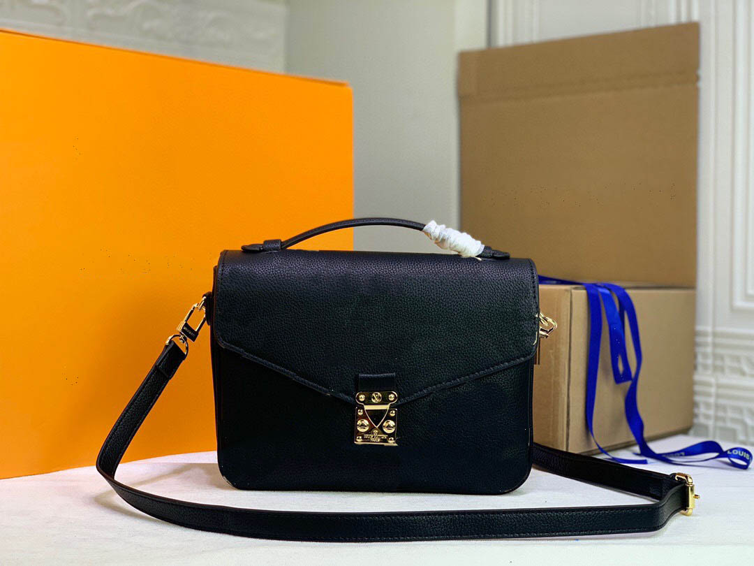 

High Quality Luxurys Designers Bags Handbags Women Messenger Handbag Large Monograms Embossed Pochette Metis Tote Shoulder Crossbody Bag, Blue
