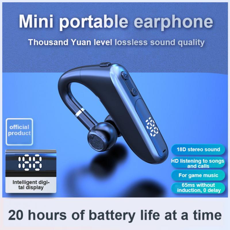 

Headphones & Earphones Headphone Bluetooth-compatible Earphone Hands-free Wireless Headset Noise Control With Microphone High Quality Stereo