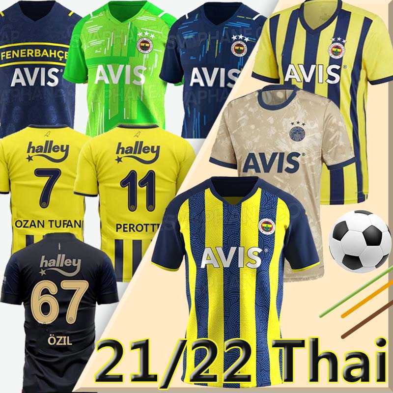 

Fenerbahce SK 2021 2022 soccer jerseys Home Away Third 21/22 Thiam PELKAS Mesut Özil Ozan Tufan Perotti Samatta Futbol jersey thailand Uniforms, Customize