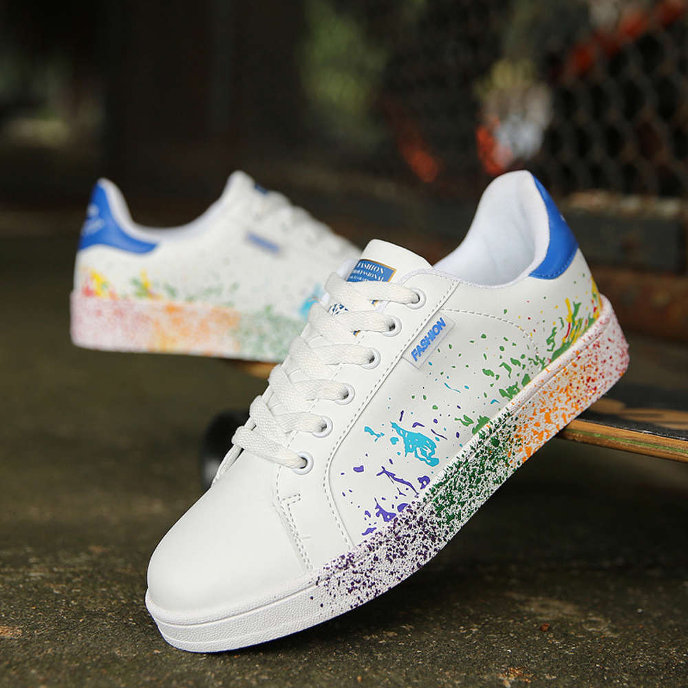

Casual shoes Spring new small white shoes, board large size light, comfortable, fashionable, anti slip and wear resistant casual shoes ZMEV, Black