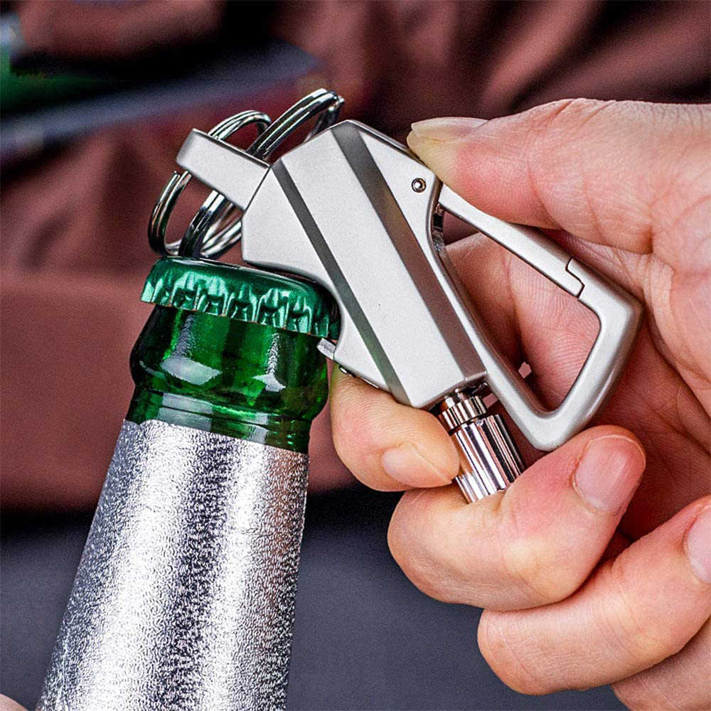 

3in1 Thousand Matches Waterproof Flint Free Fire Starter Kene Lighter Outdoor Survival Tool Keychain Portable Bottle Opener X0803