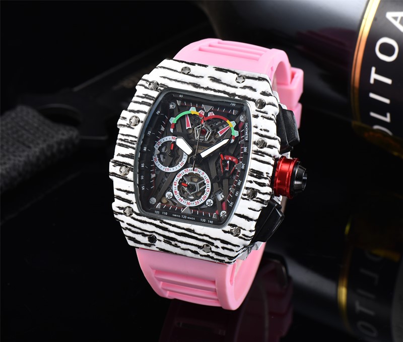 

2021all the crime quartz watch dial work, leisure fashion scanning tick sports watch