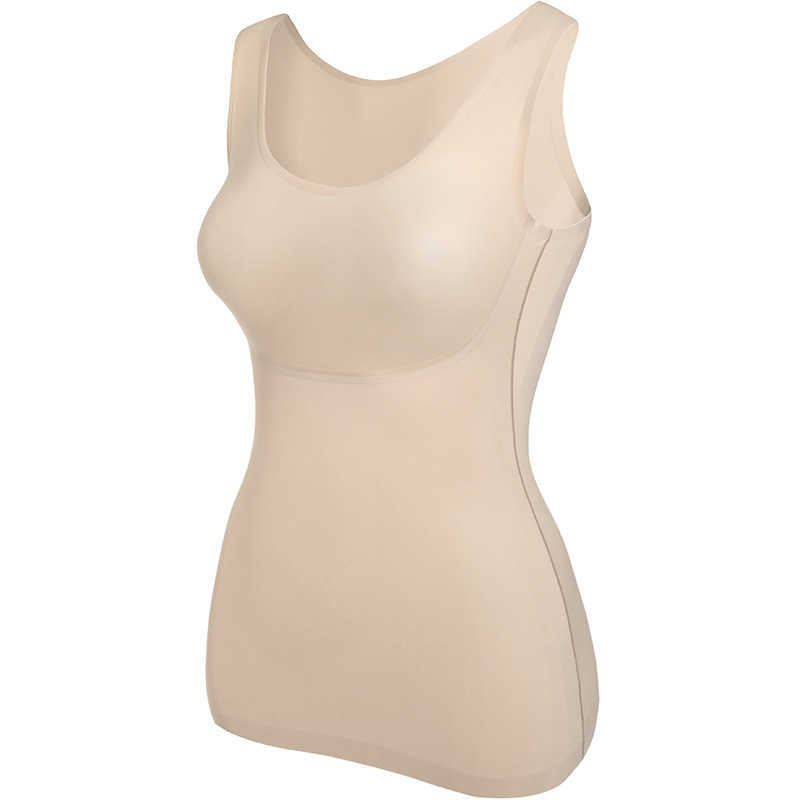 

Women's Tummy Control Shapewear Smooth Body Shaping Camisole Tank Tops Plus Size, Natural04