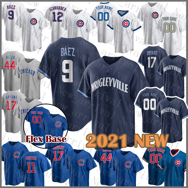 

Chicago Wrigleyville 2021 City Connect Cubs 9 Javier Baez Baseball Jersey 44 Anthony Rizzo 17 Kris Bryant 23 Ryne Sandberg 28 Kyle Hendricks 11 Yu Darvish 40 Contreras, Flex base(xiaoxiong