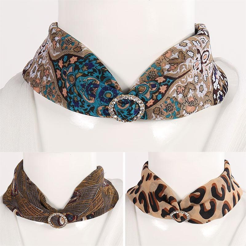 

Scarves RUNMEIFA Jewelry Statement Necklace Pendant Scarf Women Bohemia Neckerchief Foulard Femme Accessories Hijab Stores1