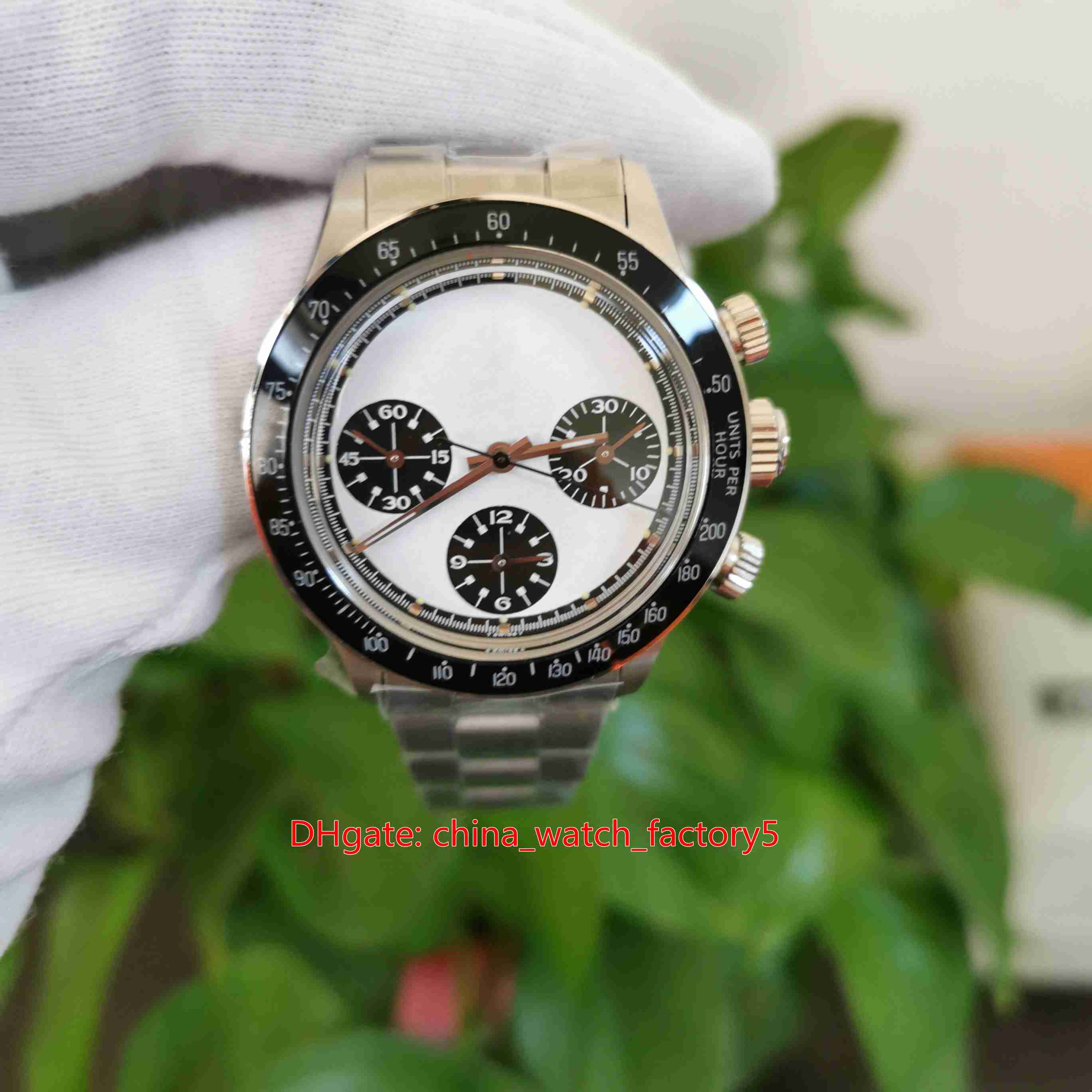 

BP Maker Top Quality Watches Classic Vintage 38mm Paul Newman 6263 Cosmograph Chronograph ETA 7750 Movement Mechanical Hand-winding Mens Watch Men's Wristwatches, No box papers