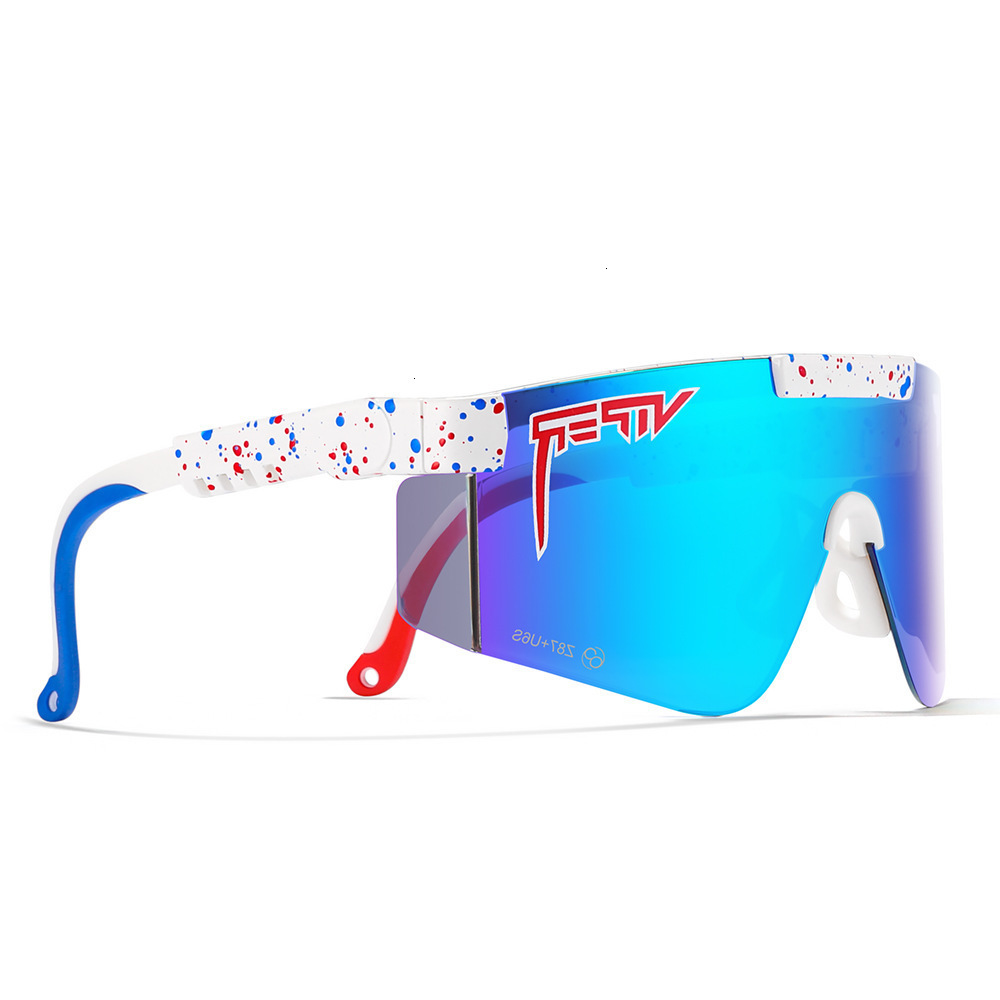 

Highend accessories PV New Dign Pit Viper Large Size Outdoor Sports Mirror Lens TR Frame Sunglass, Black