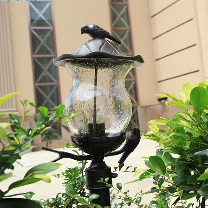 

Outdoor Wall Lamps LED Lawn Stigma Installation Garden Villa Park Square Retro Street Courtyard Waterproof Creative Bird-shaped Lamp