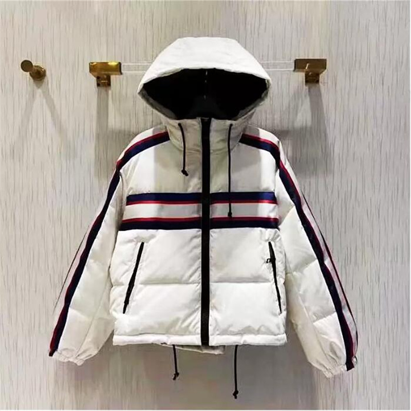 

Women's jacket designer down jacket luxury women's classic high quality Hoodie sweater wind resistant lovely Corduroy Jacket Women's banquet Star Dress white, Blue
