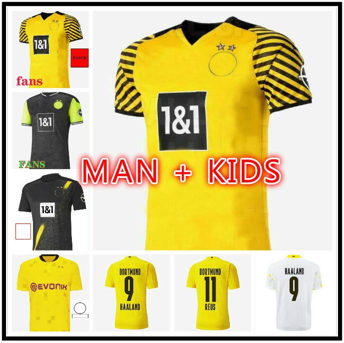 

Player version Borussia 20 21 4th soccer jersey 1990 Limited Edition 2021 HAALAND REUS football shirts BELLINGHAM SANCHO HUMMELS BRANDT men + kids kit, Black;yellow