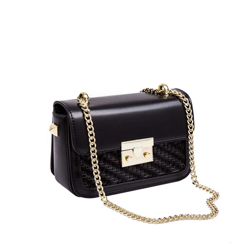 

HBP Fashion Chain bag single shoulder women's small new 2021 net red black texture messenger, Wine