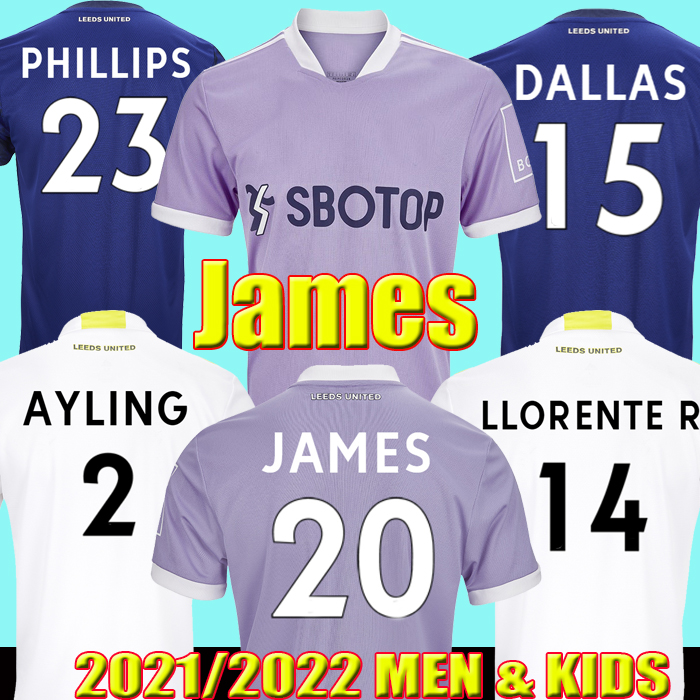 

2021 leedsunited soccer jerseys JAMES PHILLIPS GREENWOOD LLORENTE DALLAS AYLING T.ROBERTS HARRISON RODRIGO M RAPHINHA 21 22 Men kids kits football shirt maillot 999, 3rd+epl