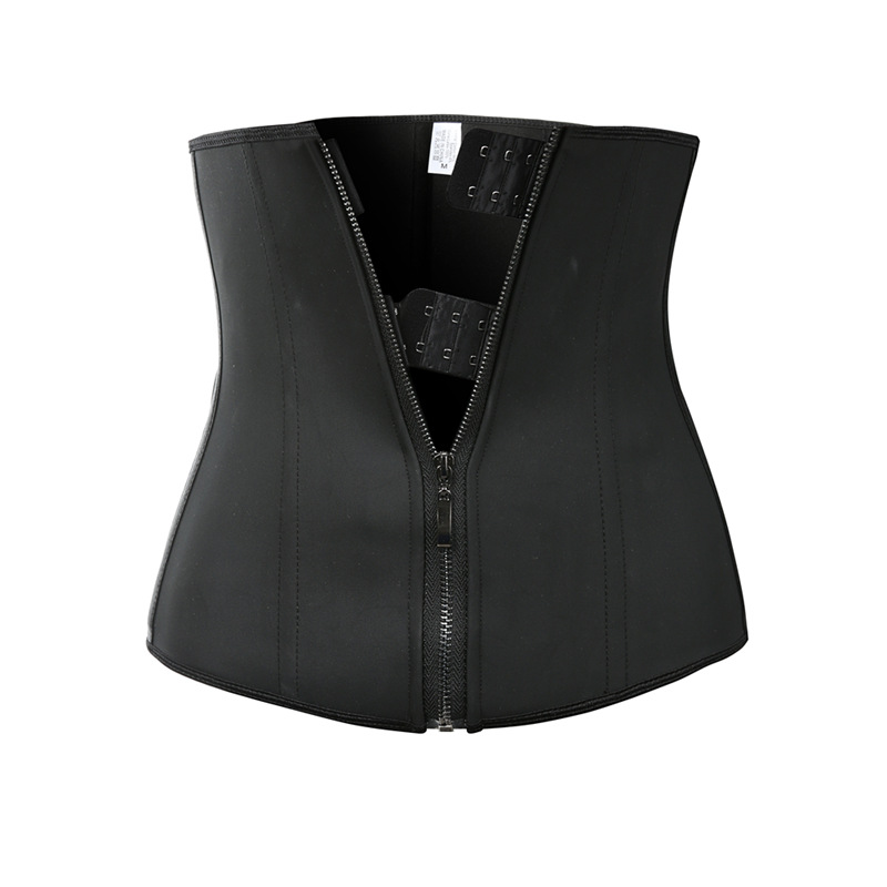 

Slimming Body Shapers Waist Trainer Corset Tummy Abdomen Bands With 7 Steel Bones Firm Control Shapewear For Gym Yoga Office Shapi8677522, Black