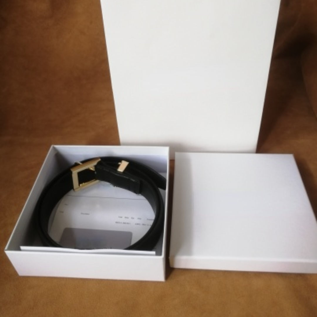 Y Boîte-cadeau Boîte à la mode pour femmes ceinture de luxe de 2,8 cm de large